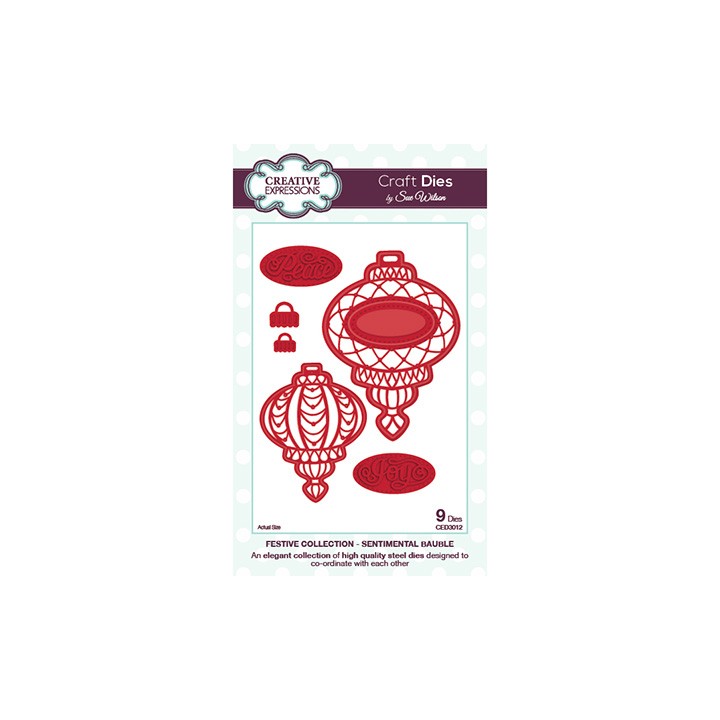 (CED3012)Craft Dies - Sentimental Bauble