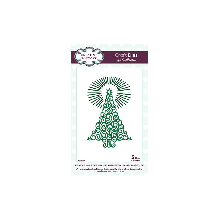 (CED3002)Craft Dies - Illuminated Christmas Tree