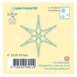 (55.0119)Clear stamp star