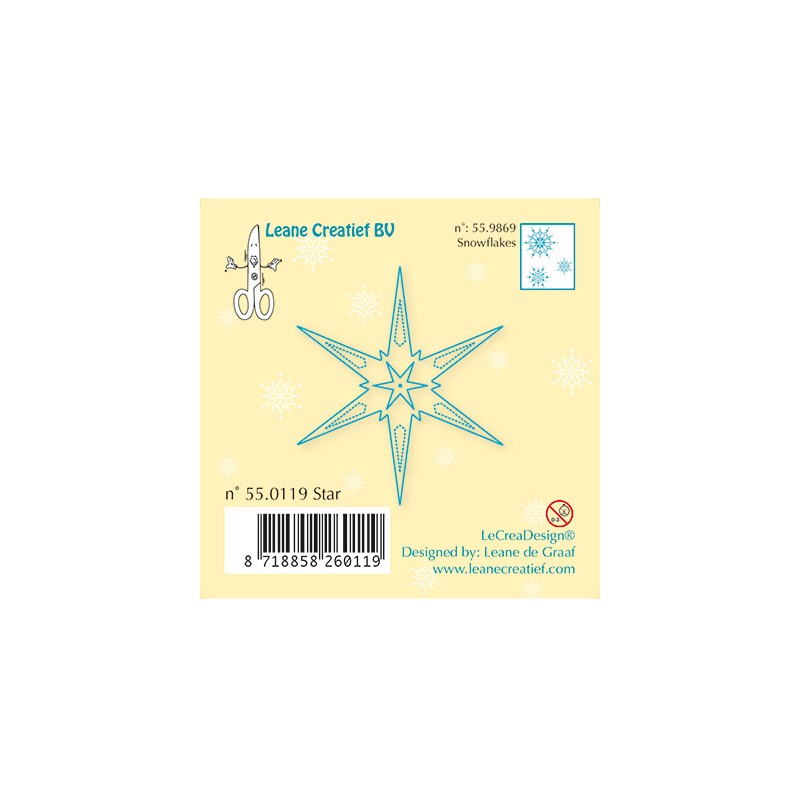 (55.0119)Clear stamp star
