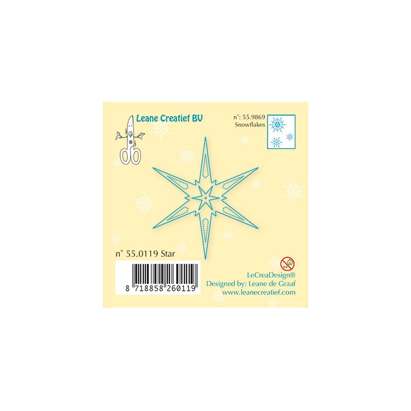 (55.0119)Clear stamp star (55.0119)Clear stamp star