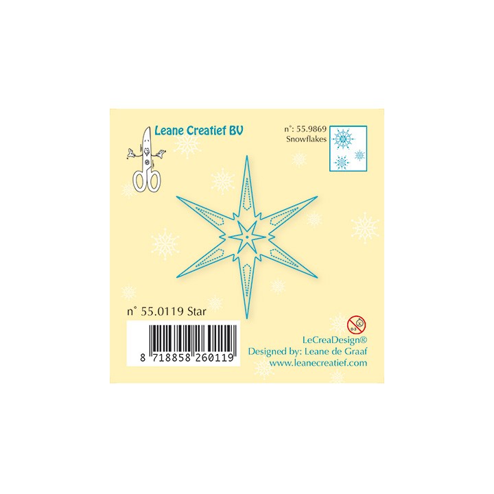 (55.0119)Clear stamp star