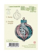 (55.0126)Doodle stamp Christmas ornament
