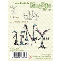 (55.0164)Doodle stamp Happy New Year