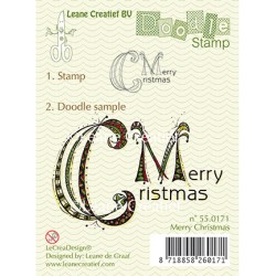 (55.0171)Doodle stamp Merry Christmas