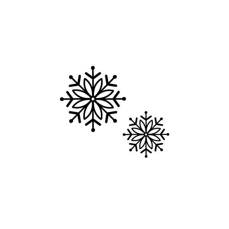 (UMS168)Stamps To Die For - Bold Snowflake