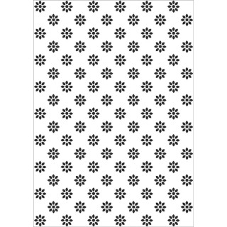 (EEBA404)Embossing folder A4 Nellie's Choice Flowers