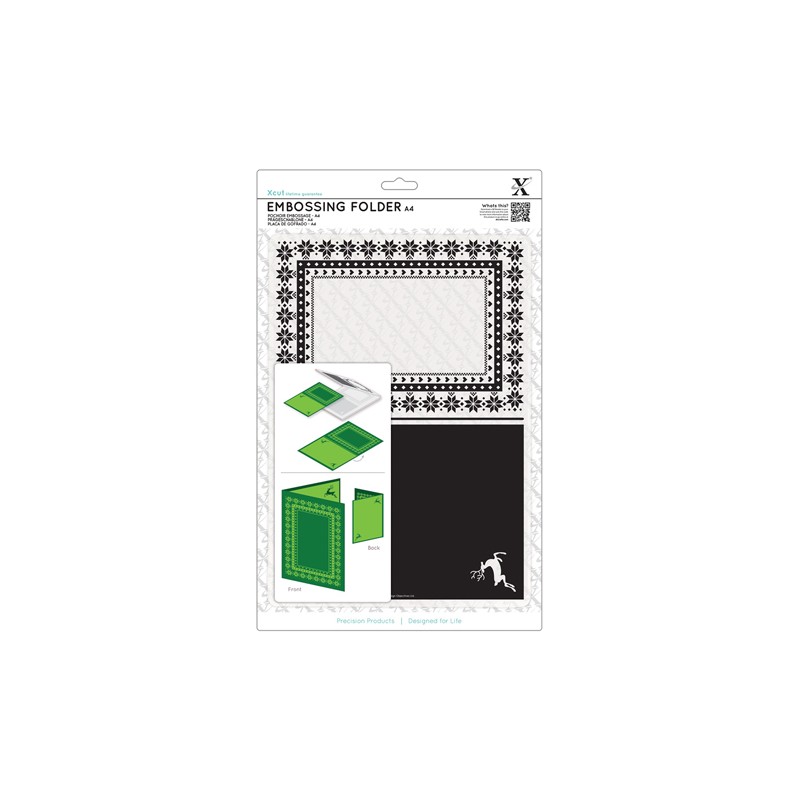 (XCU515914)Xpress embossing folder A4 Fairisie Frame