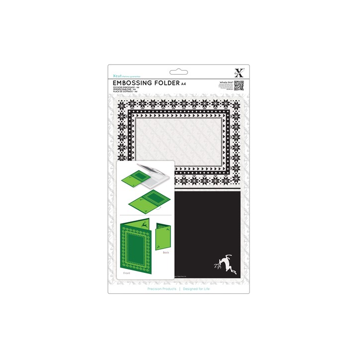 (XCU515914)Xpress embossing folder A4 Fairisie Frame
