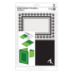 (XCU515914)Xpress embossing folder A4 Fairisie Frame