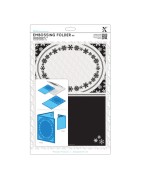 (XCU515912)Xpress embossing folder A4 Snowflake frame