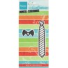 (CR1292)Craftables stencil gentleman's tie