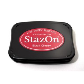 Stamp ink StazOn cherry
