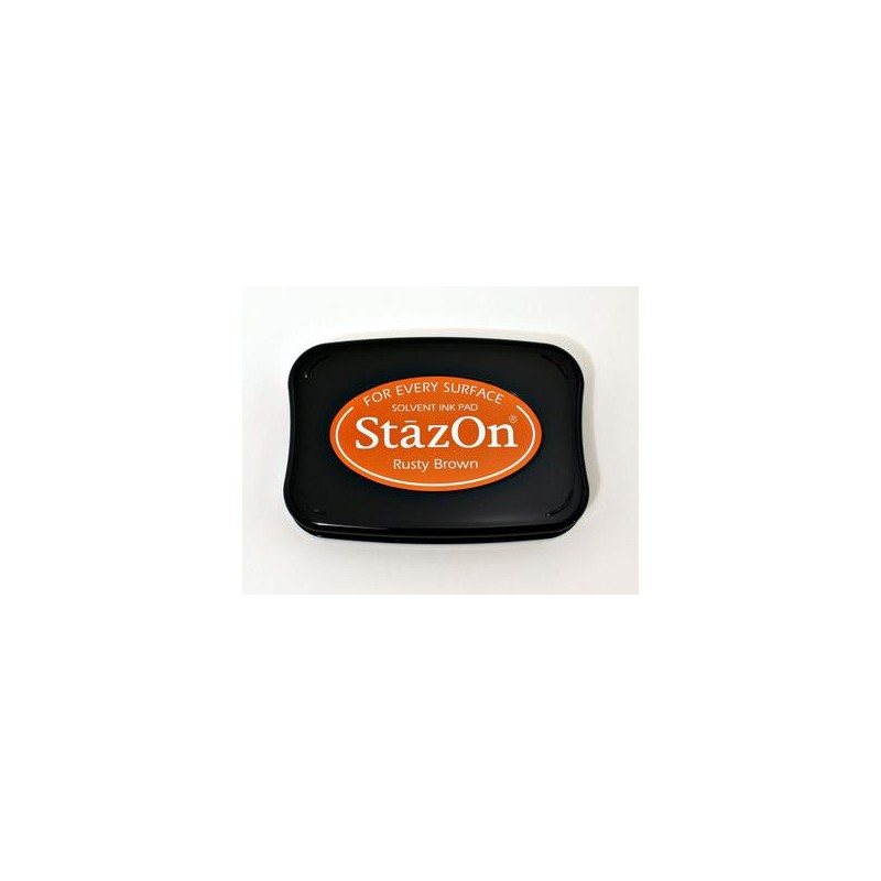 Stamp ink StazOn rusty brown