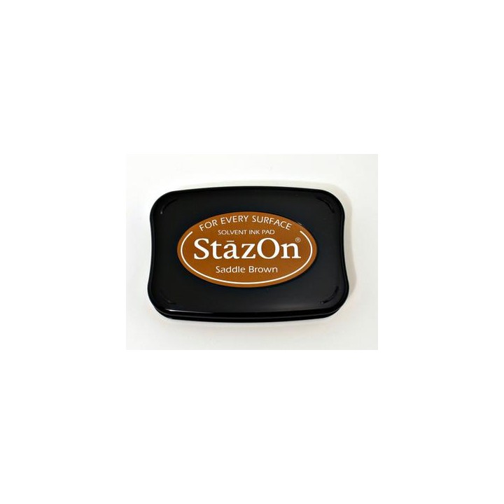 Stamp ink StazOn saddle brown