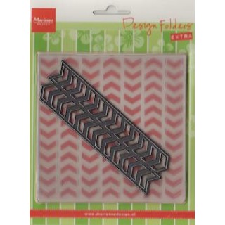 (DF3407)Marianne Design Folder extra tire track