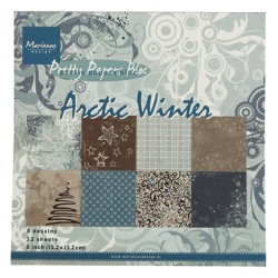 (PK9115)Paper bloc 15X15 cm Arctic Winter