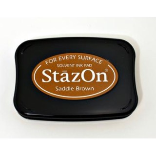 Stamp ink StazOn saddle brown