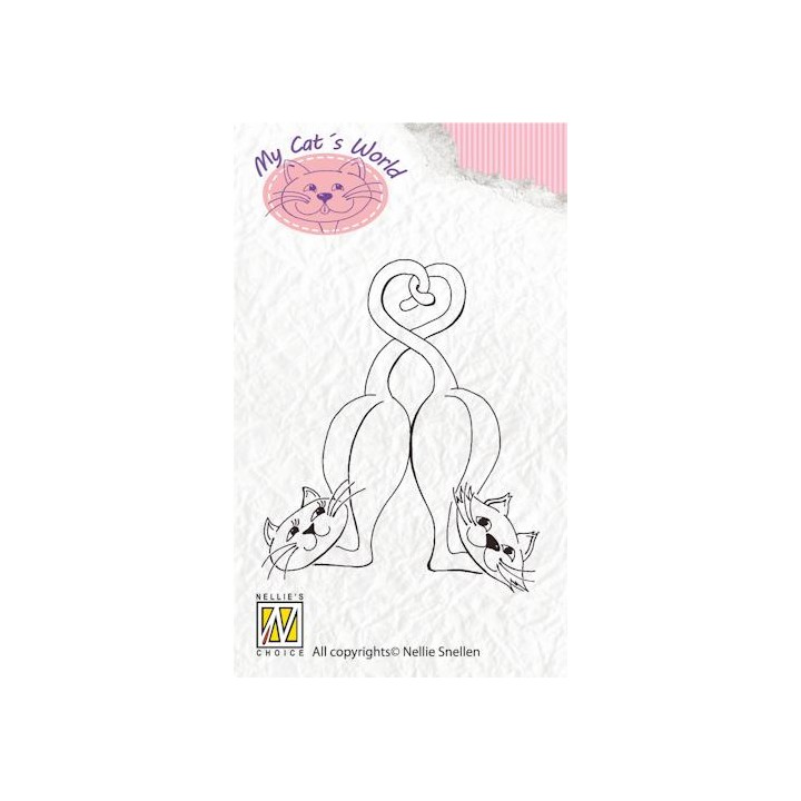 (CW004)Nellie's Choice clear stamp Cat's world Marriage