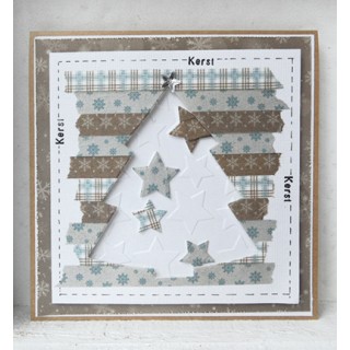 (PT2322)Paper Tape - blue plaid