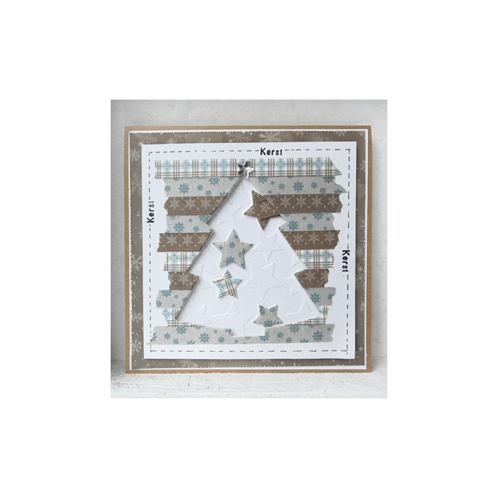 (PT2322)Paper Tape - blue plaid