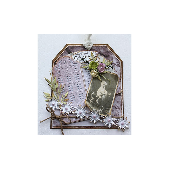 (1201/0097)Lin & Lene schablone Hütte