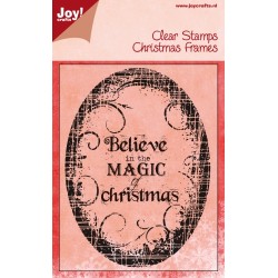 (6410/0116)Clear stamp ENG Believe in the magic of christmas