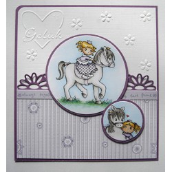 (6410/0332)Clear stamp my little horse