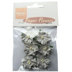 (RB2229)Paper Flowers grey