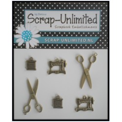 (VB002)Scrap-Unlimited Charms Sew Vintage