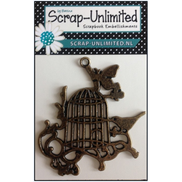 (HD010)Scrap-Unlimited Vogelkooi