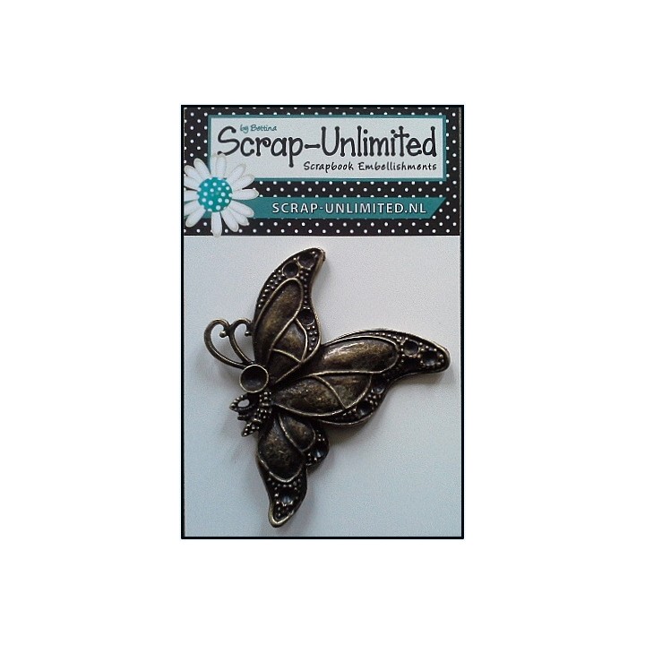 (HD012)Scrap-Unlimited grote vlinder