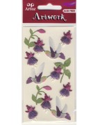 Artwork 185600-40 Colibri avec fleurs