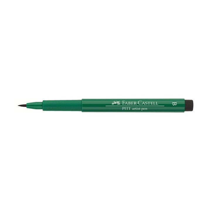 (FC-167478)Faber Castell Pitt Artist Pen Brush 264 Phthalogroen 