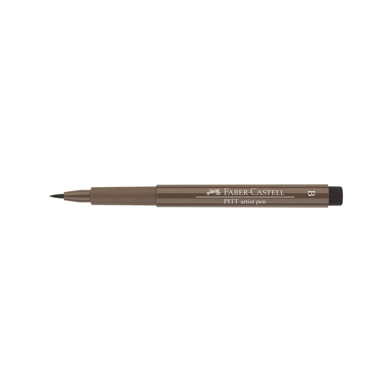 (FC-167477)Faber Castell Pitt Artist Pen Brush 177 Walnootbruin