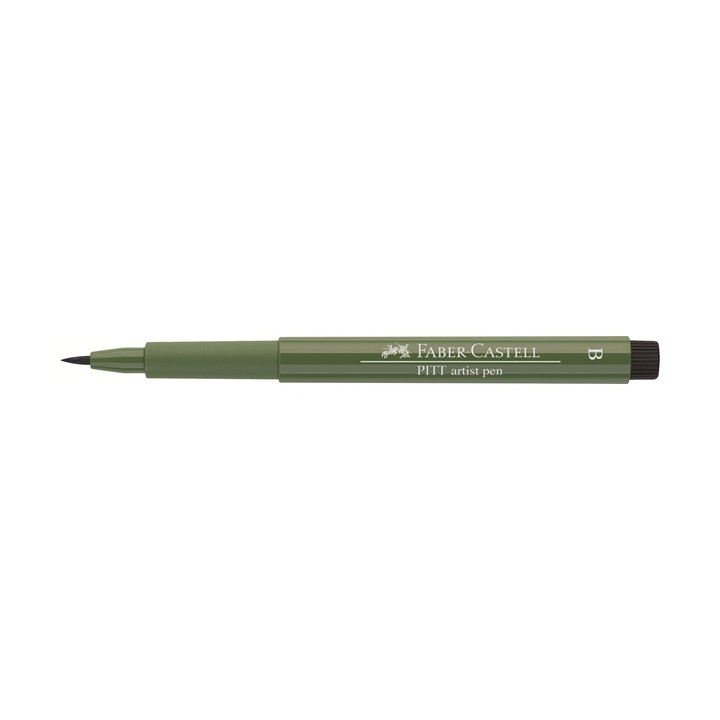 (FC-167476)Faber Castell Pitt Artist Pen Brush 174 Chroom Groen 