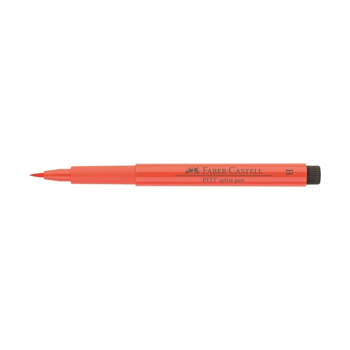 (FC-167418)Faber Castell PITT artist pen B 118 scarlet red