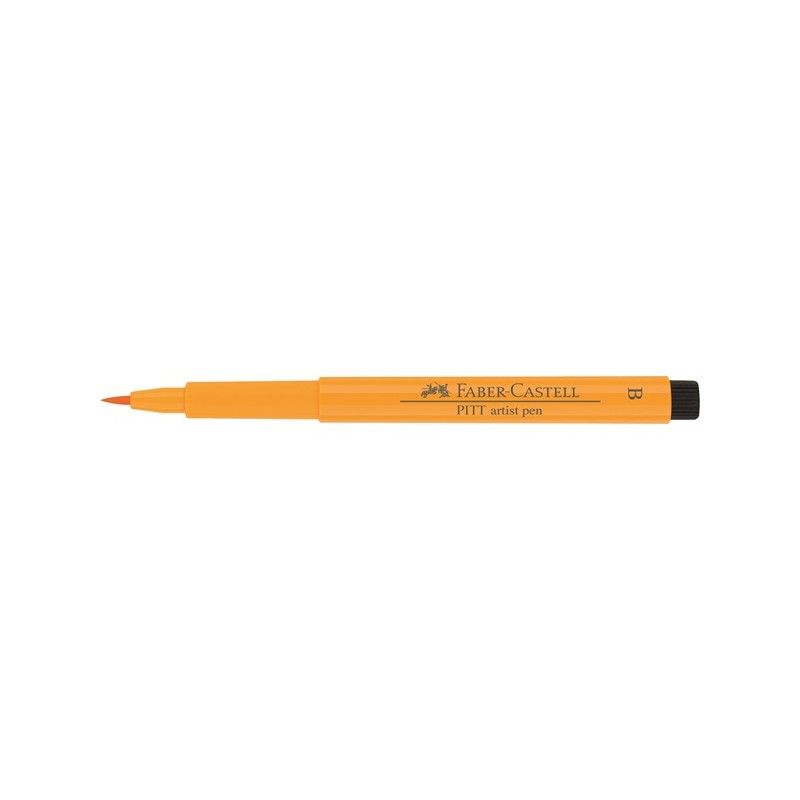 (FC-167409)Faber Castell Pitt Artist Pen Brush 109 Chroomgeel Do
