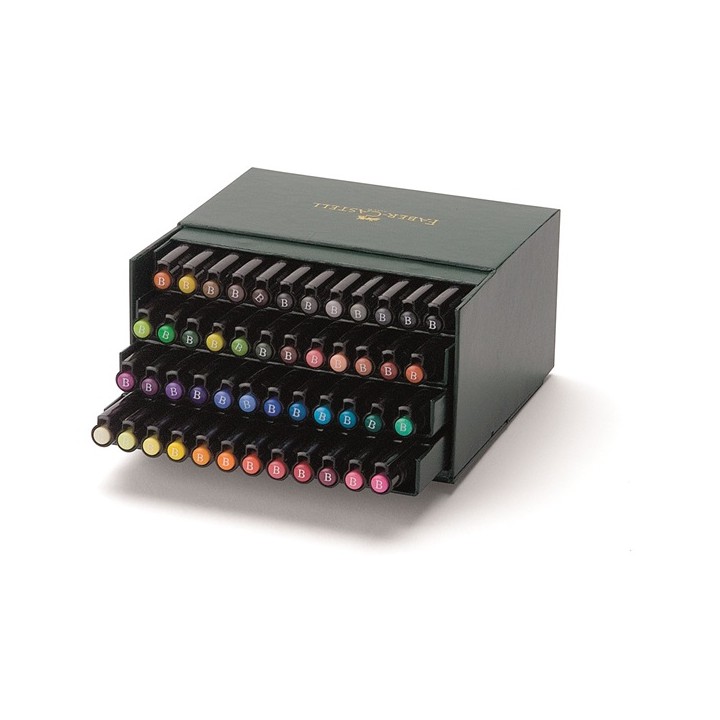 (FC-167148)Faber Castell PITT big brush studio box de 48