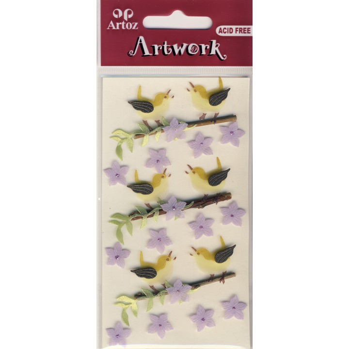 Artwork 185600-11 oiseaux sur la branche