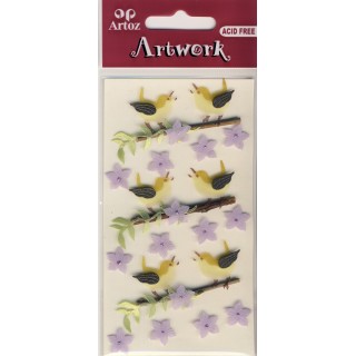 Artwork 185600-11 oiseaux sur la branche