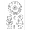 (CBS0007)Stamp clear Merry Little Christmas