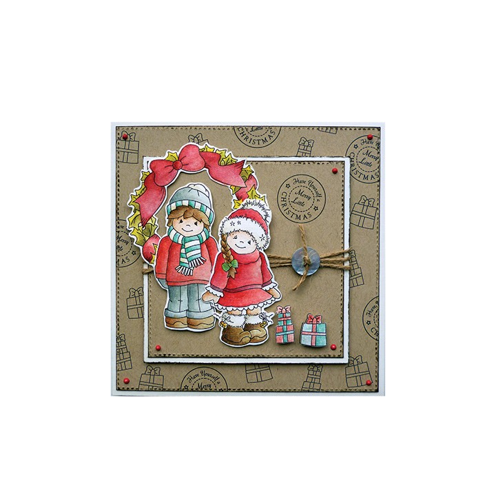 (CBS0007)Stempel clear Merry Little Christmas