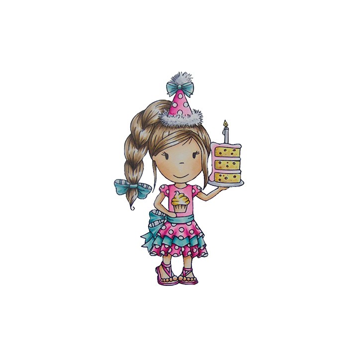 (PND70038)Paper Nest Dolls Birthday Cake Ellie