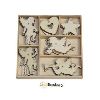 (0152)Angels wooden Ornaments