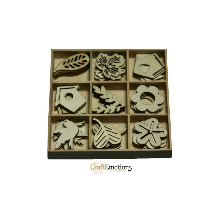 (0202)Garden 1 wooden Ornaments