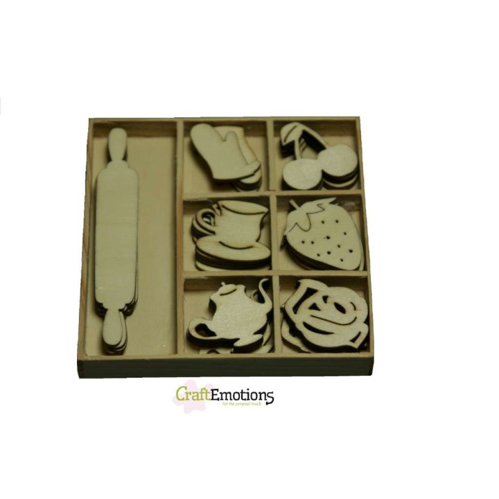 (0102)Fifties Kitchen wooden Ornaments