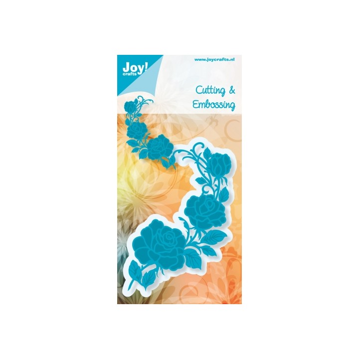 (6002/0368)Cutting stencil corner roses