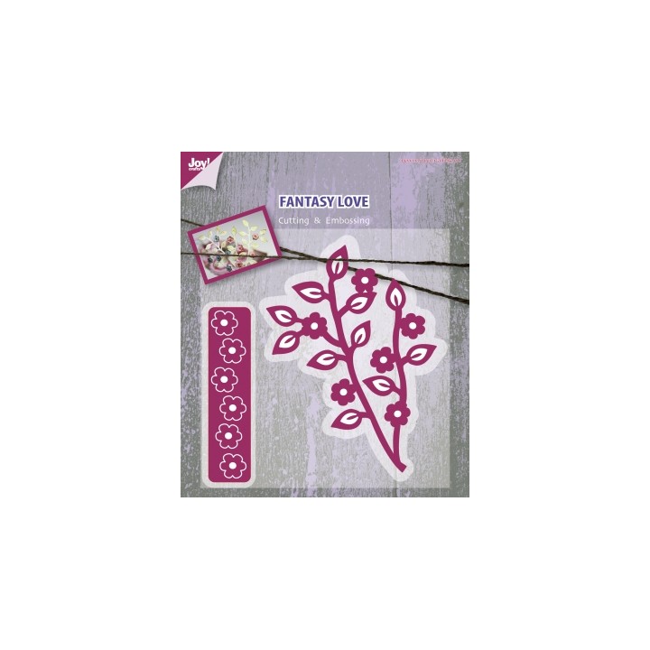 (6002/0406)Cutting stencil blumen