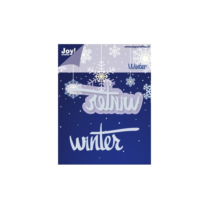 (6002/2033)Decouper & Gaufrer Pochoir Winter